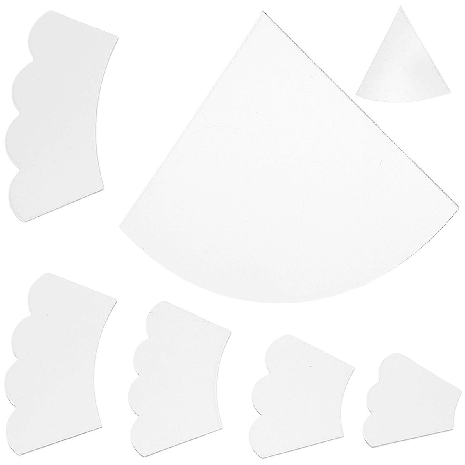 Christmas Quilting Templates Sewing Kit For Handcraft Enthusiasts Various Shapes 10x10cm DIY 1 Set