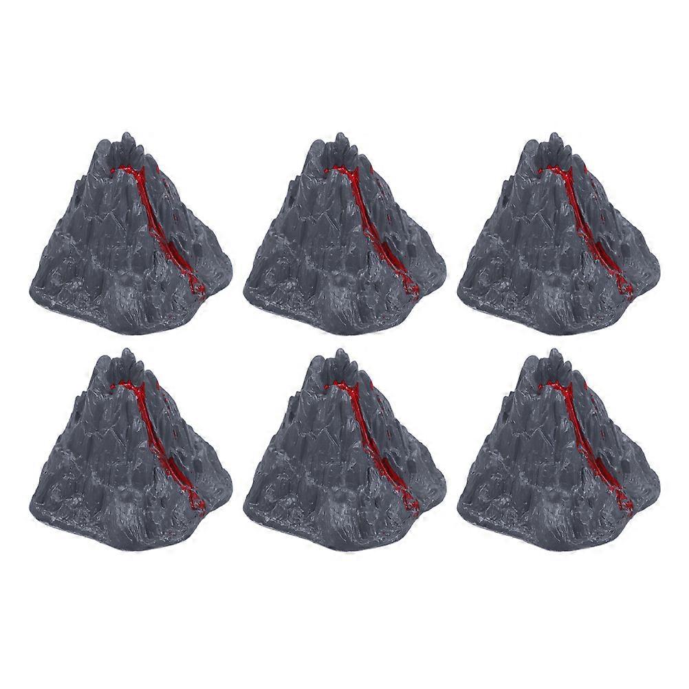 Volcano Decorations Plastic Volcano Models for Decoration 30Pcs Set