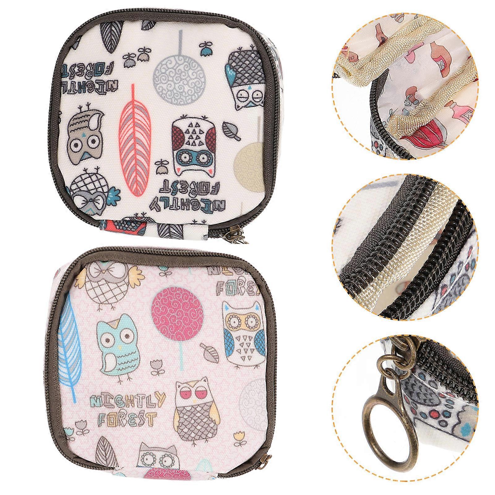 Convenient Tampon Holder Period Bag for Daily Use 8Pcs Portable Storage