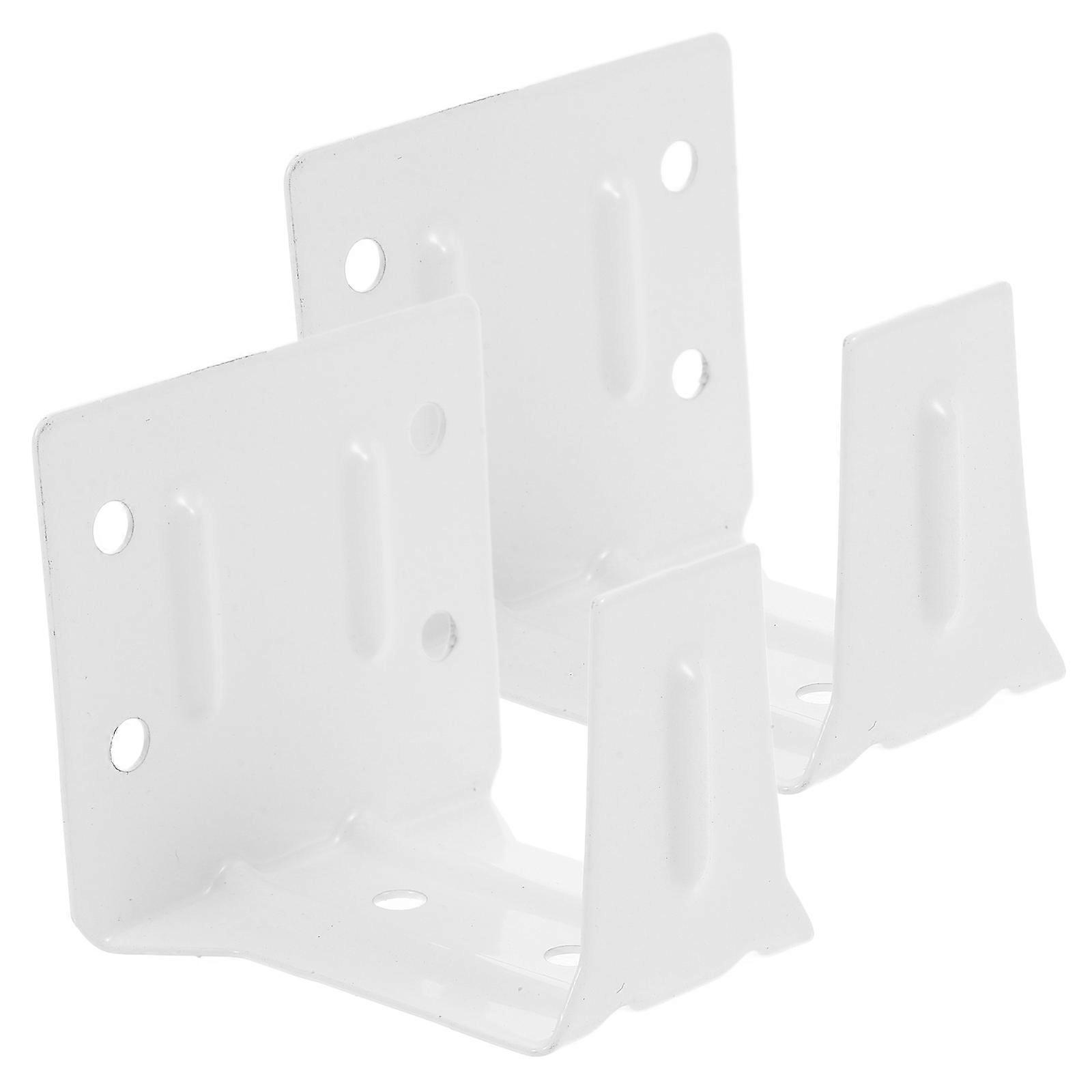 8Pcs Window Blinds Headrail Holder with Center Support Brackets White