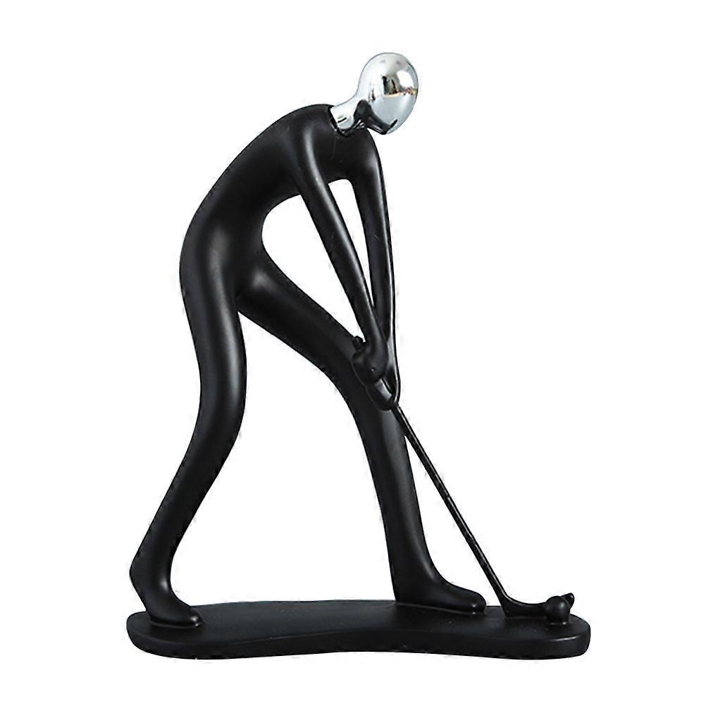 Resin Athlete Decor Desktop Ornament for 3Pcs Golf Player