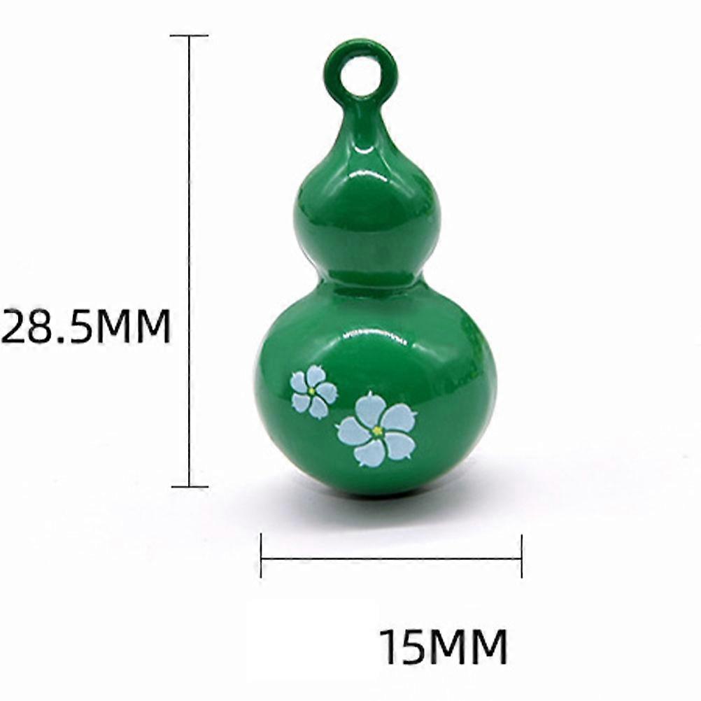 Bell Pendant Green Hanging Bell for DIY Versatility and Smooth Paint Finish