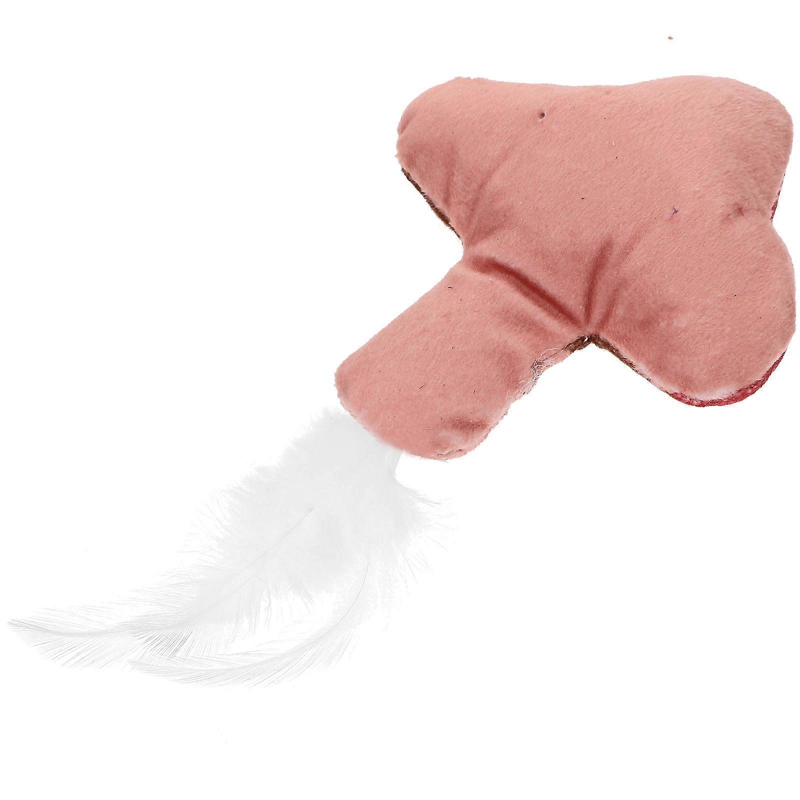 Cartoon Shaped Catnip Toy Plush Cat Toy for Pets 2Pcs Set