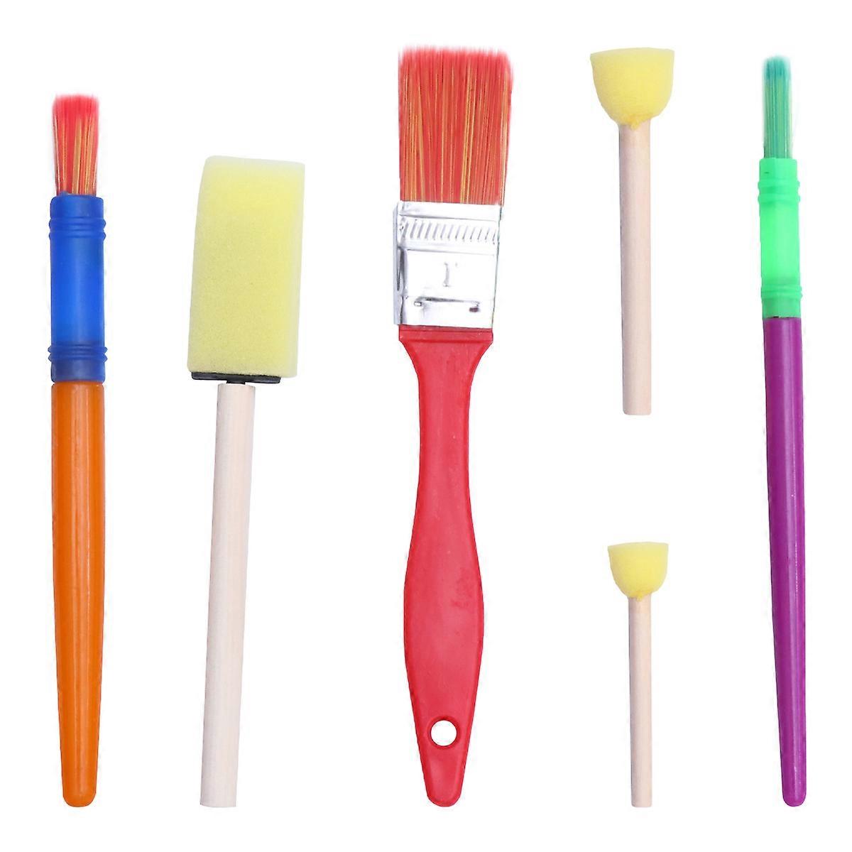 Doodle Drawing Paintbrush Set 32 Pcs Assorted Color For Kids Professional Painters Art Creation Various Shapes Watercolor Painting