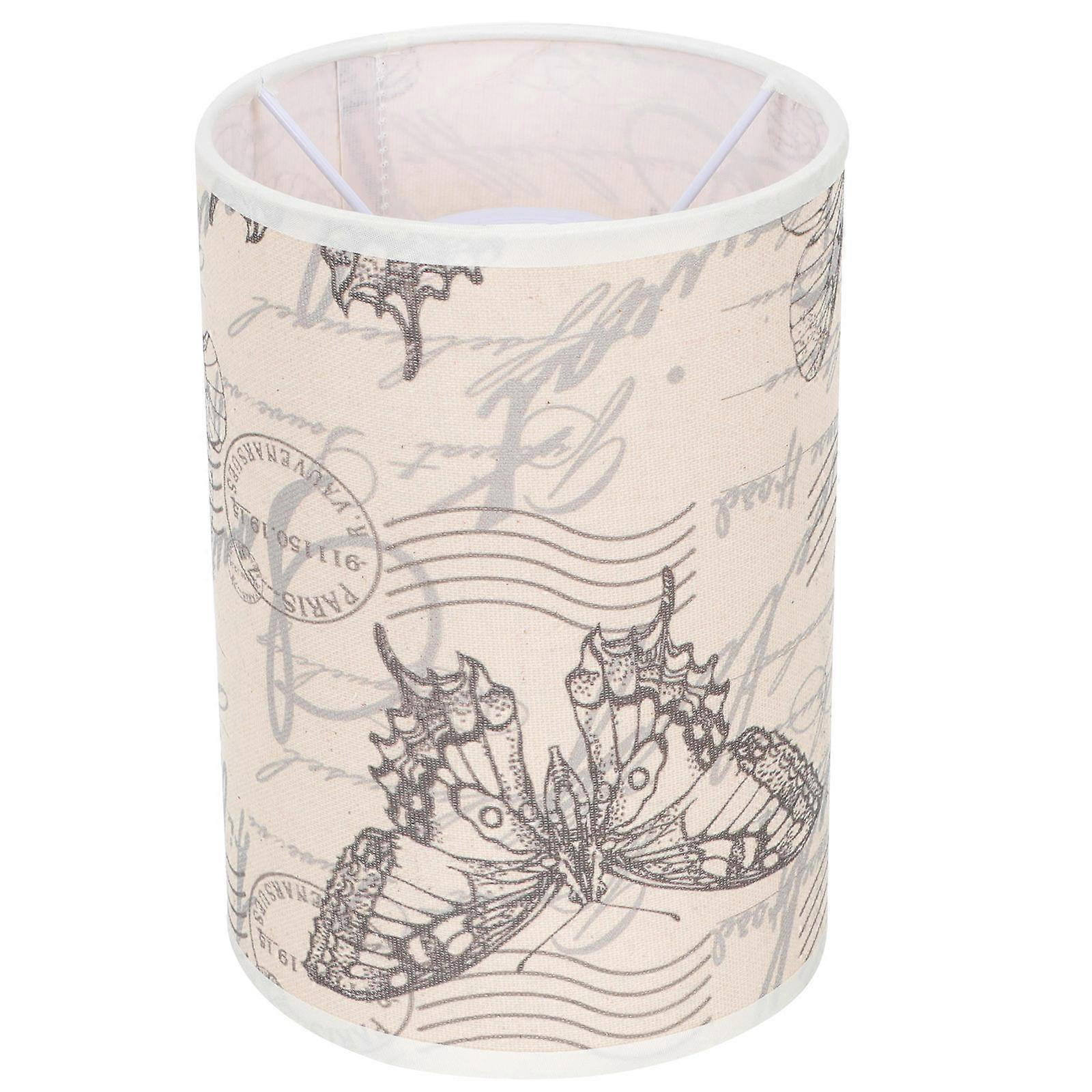Table Lamp Shade Fabric Lamp Shade for Home Use 4Pcs Grey Decorative Cover
