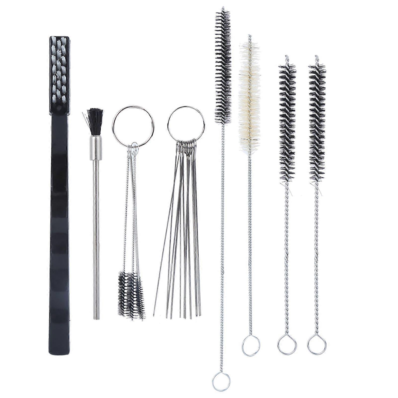 21PCs Set Cleaning Kit Hardware Accessory Hand Tool Airbrush Parts Portable for Spray Tools