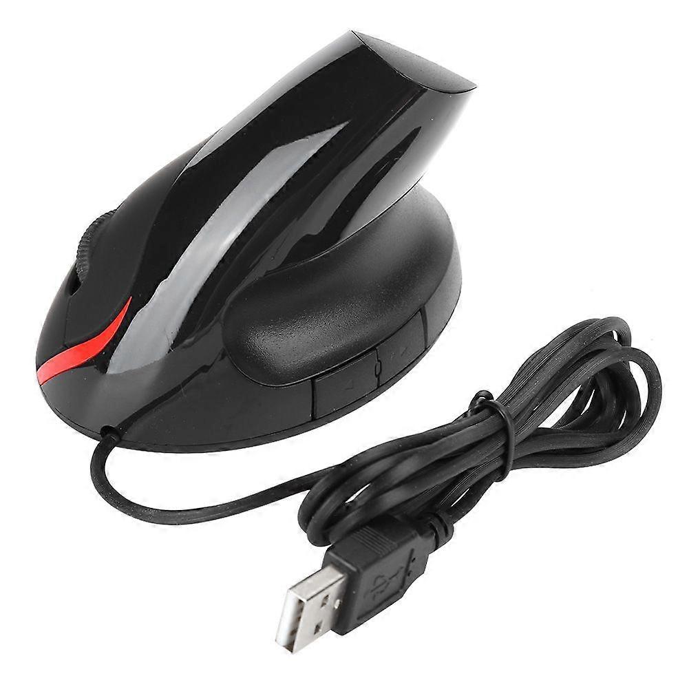 Optical Vertical Mouse Ergonomic Rechargeable USB Receiver ABS Office Wired Mouse jsy&#8209;12