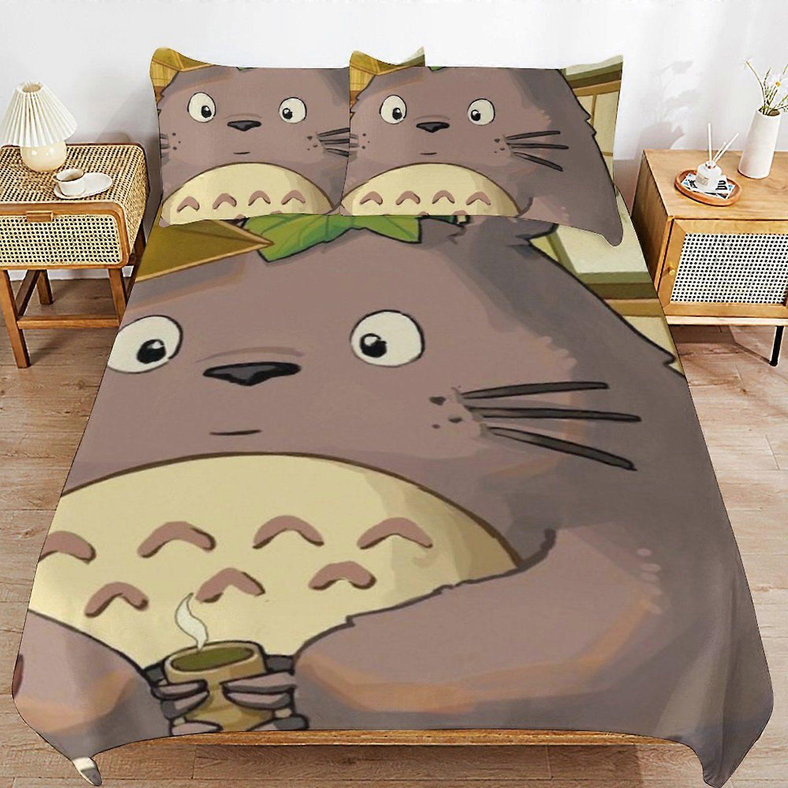 j63 Spirited Away Wrinkle Free Sleep Upgrade Soft Zipper Closure Premium Duvet Cover Sets with High Thread Count o63