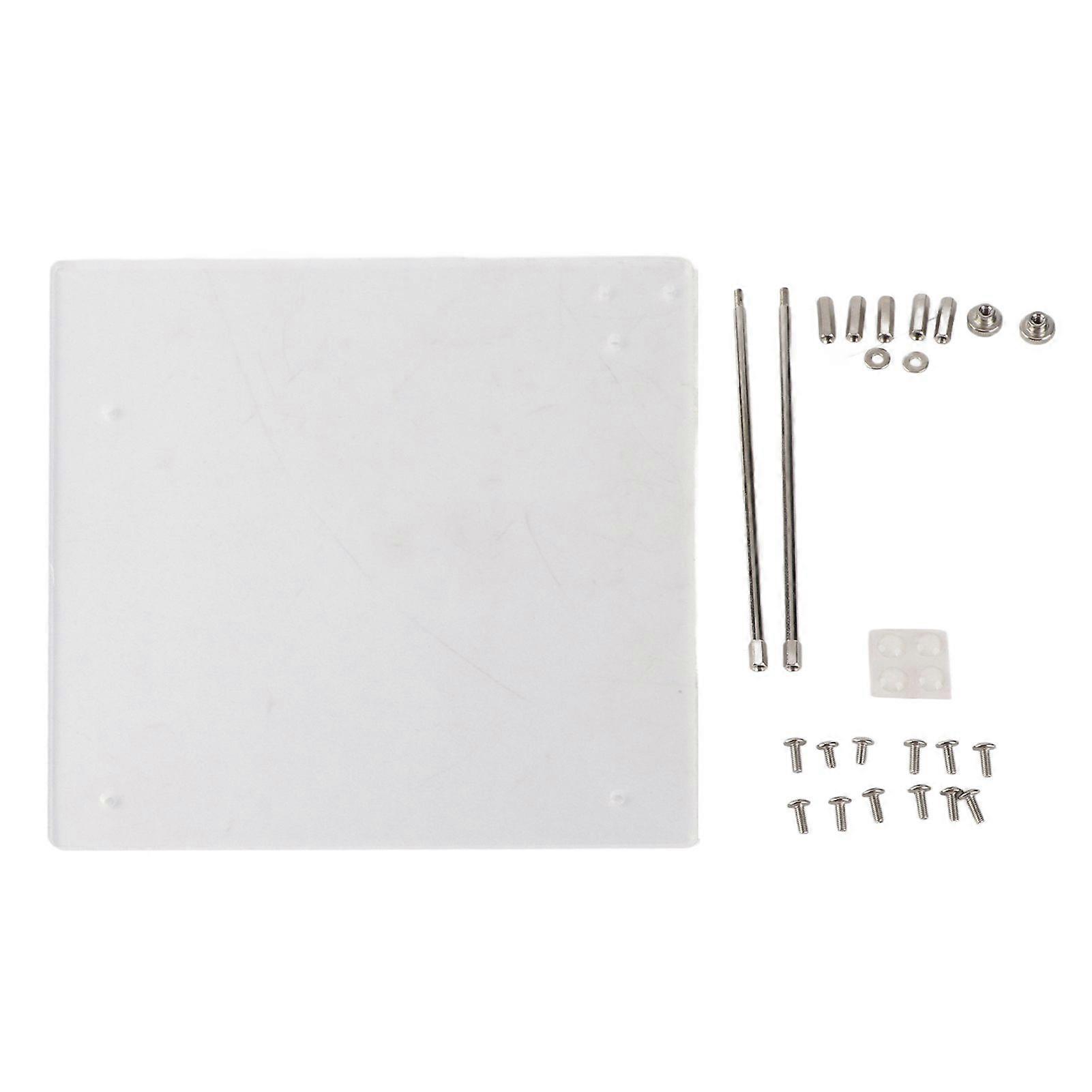 Open Frame Transparent Acrylic Overlock Computer Case DIY Base Stand For ITX Motherboard