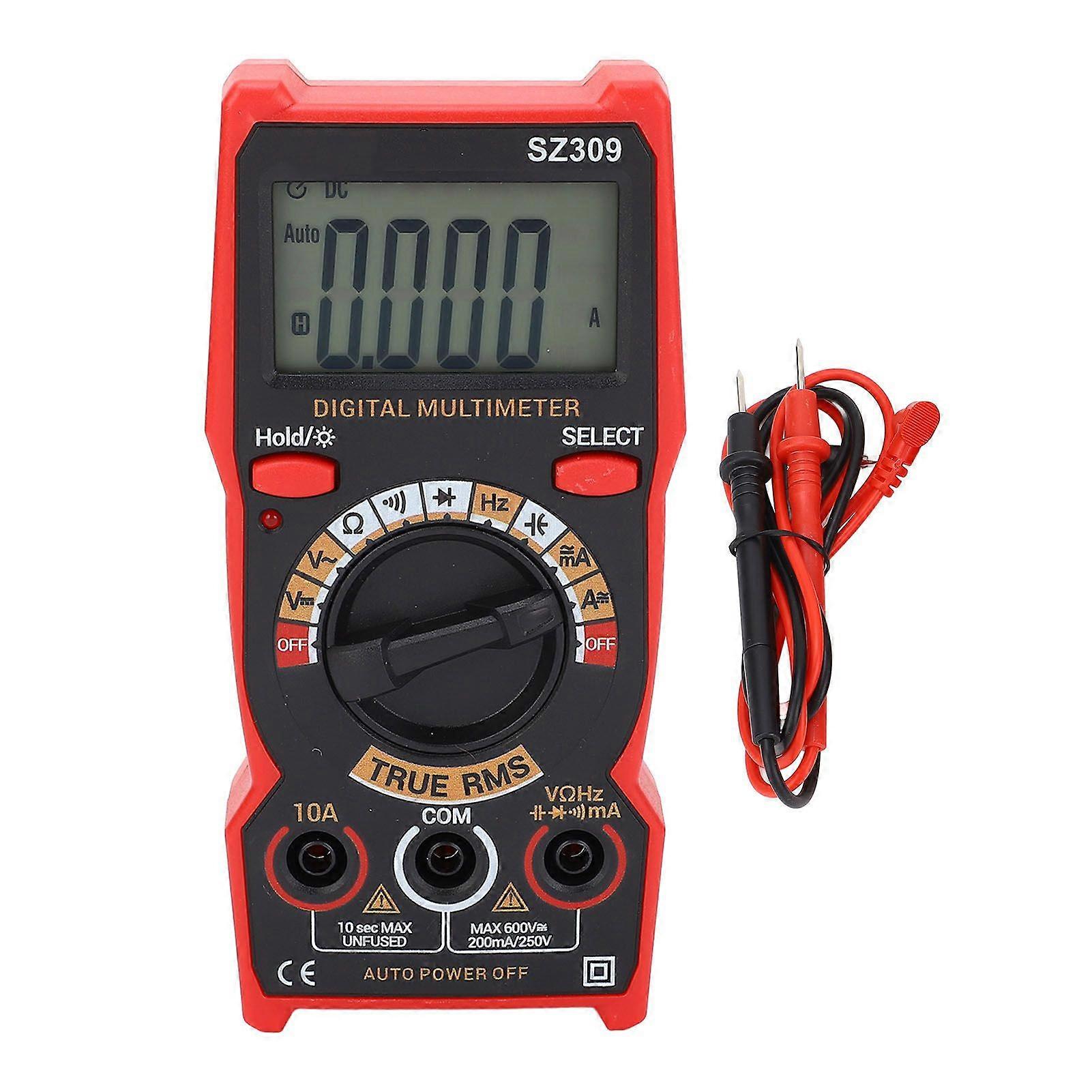 Digital Multimeter Automotive Battery Voltage Tester Kit DC AC Voltmeter Ohm Volt Amp Meter Smart Electric Tool SZ309