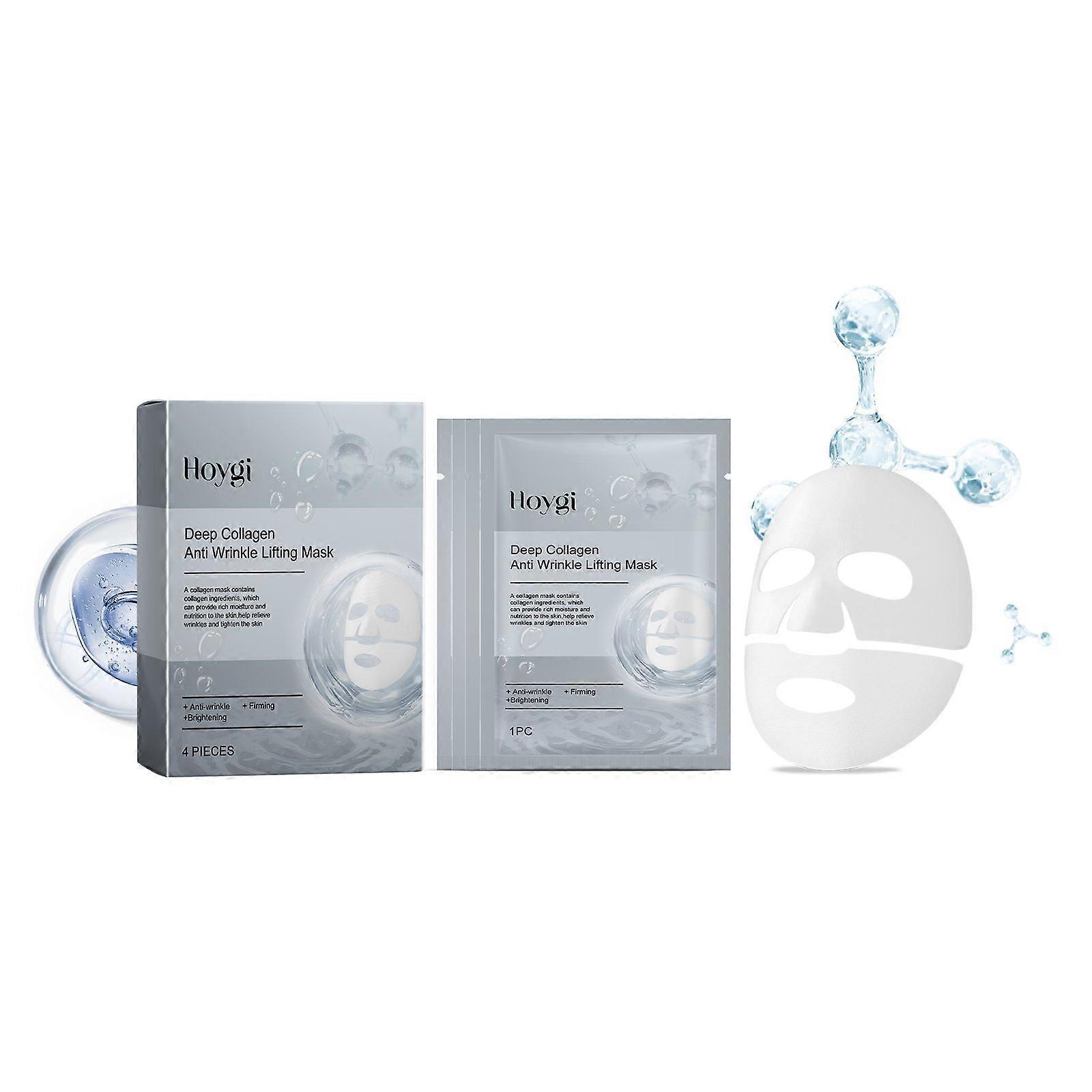 Hoygi Collagen Anti-Wrinkle Mask (Box Set) Facial Moisturizing, Hydrating, Firming And Reducing Fine Lines Mask