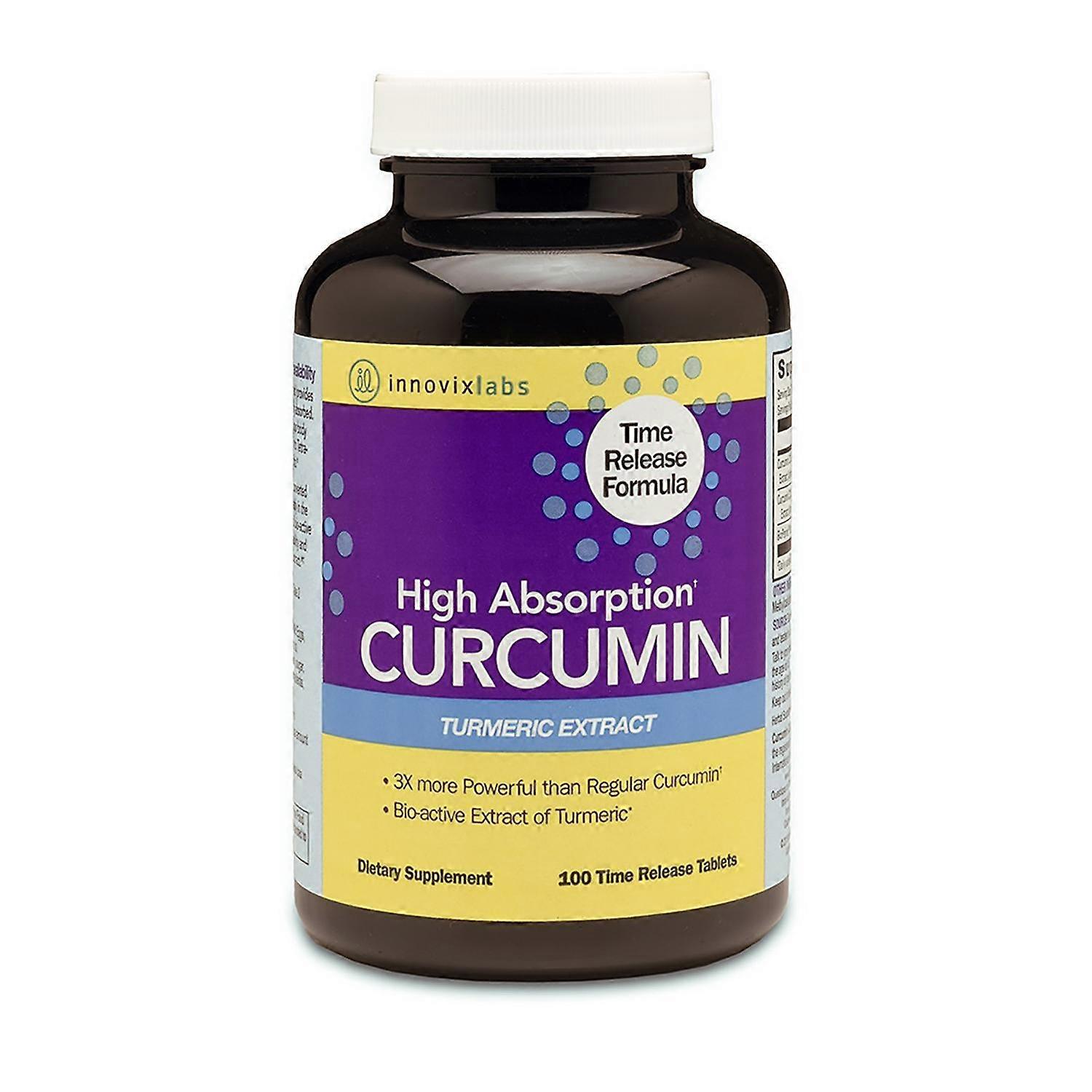 InnovixLabs, High Absorption Curcumin, 100 Time Release Tabletten