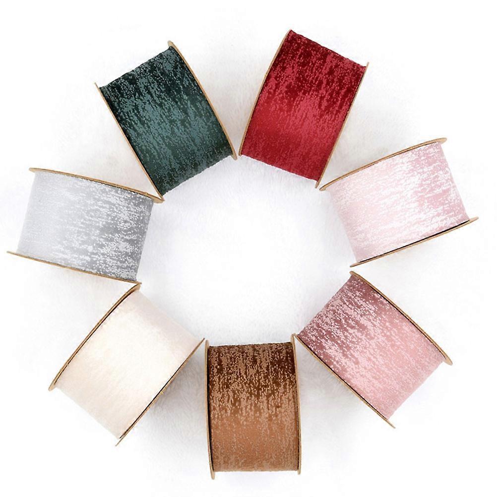 Fresh Flower Ribbon Ribbon Roll for Decorating 1 Roll Dark Wrap