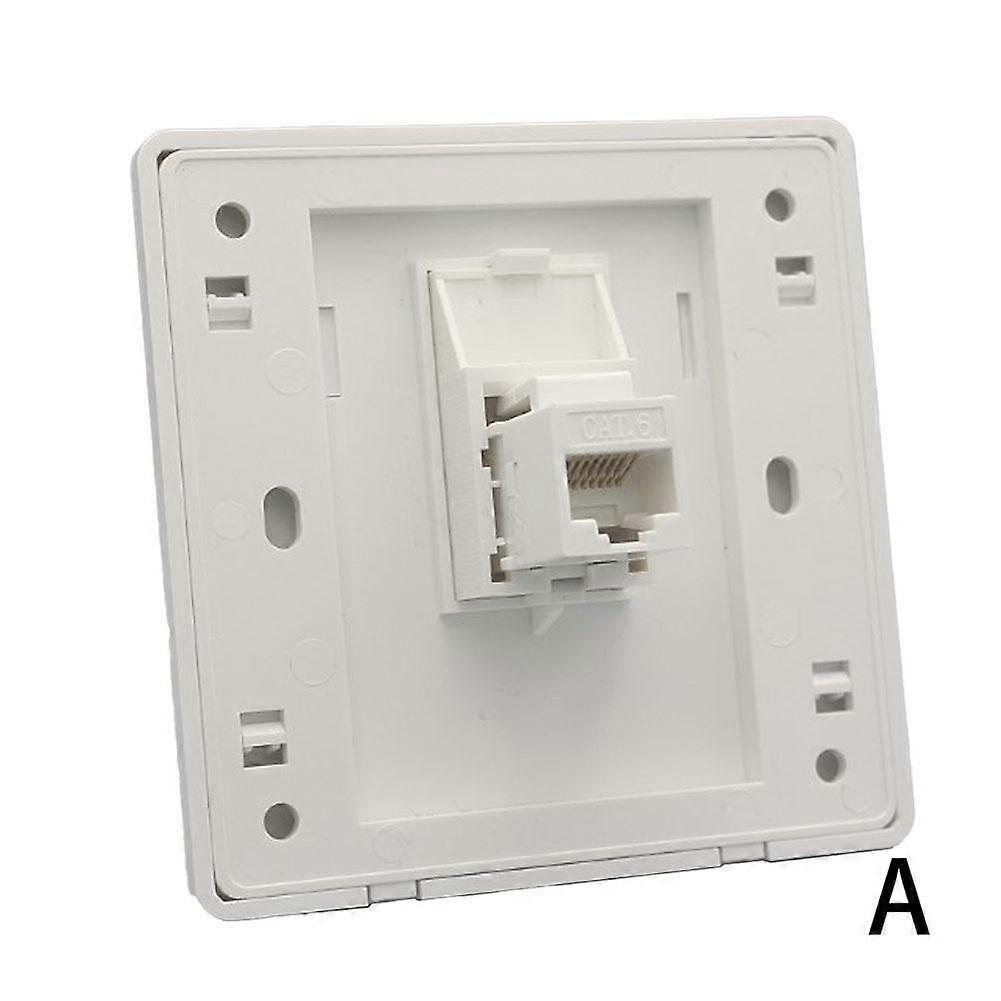 LAN CATZ Outlet Wall Socket Plate Network Ethernet Panel RJ45 Facepl