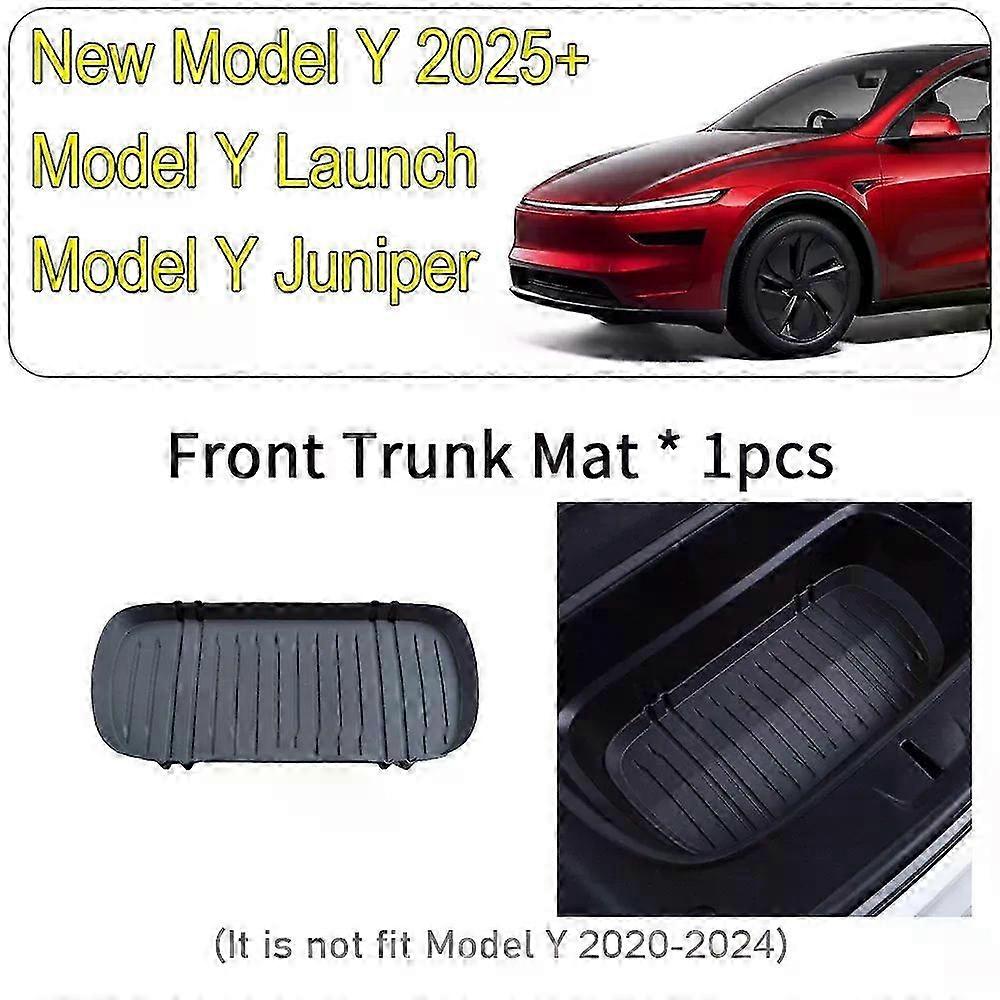 Floor Mats for Tesla New Model Y Juniper Launch Model 3 Highland Trunk Mat Carpets Protector Non-slip Floormat Car Accessories 26s