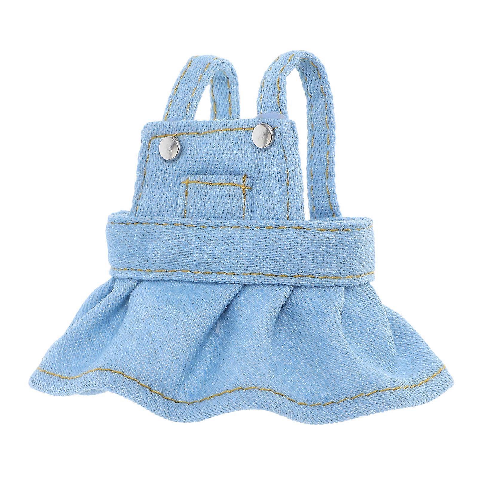 Blue Bear Doll Clothing for Decoration 2Pcs Replaceable Soft Skirts for Stuffed Animals