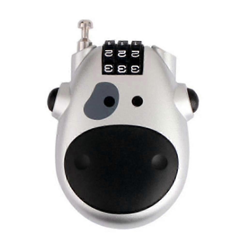 Anti-theft Lock, Multi-Functional Password Security Lock with Telescopic Wire Rope for Bicycles and Luggage - High-Strength Steel Cable COD2025