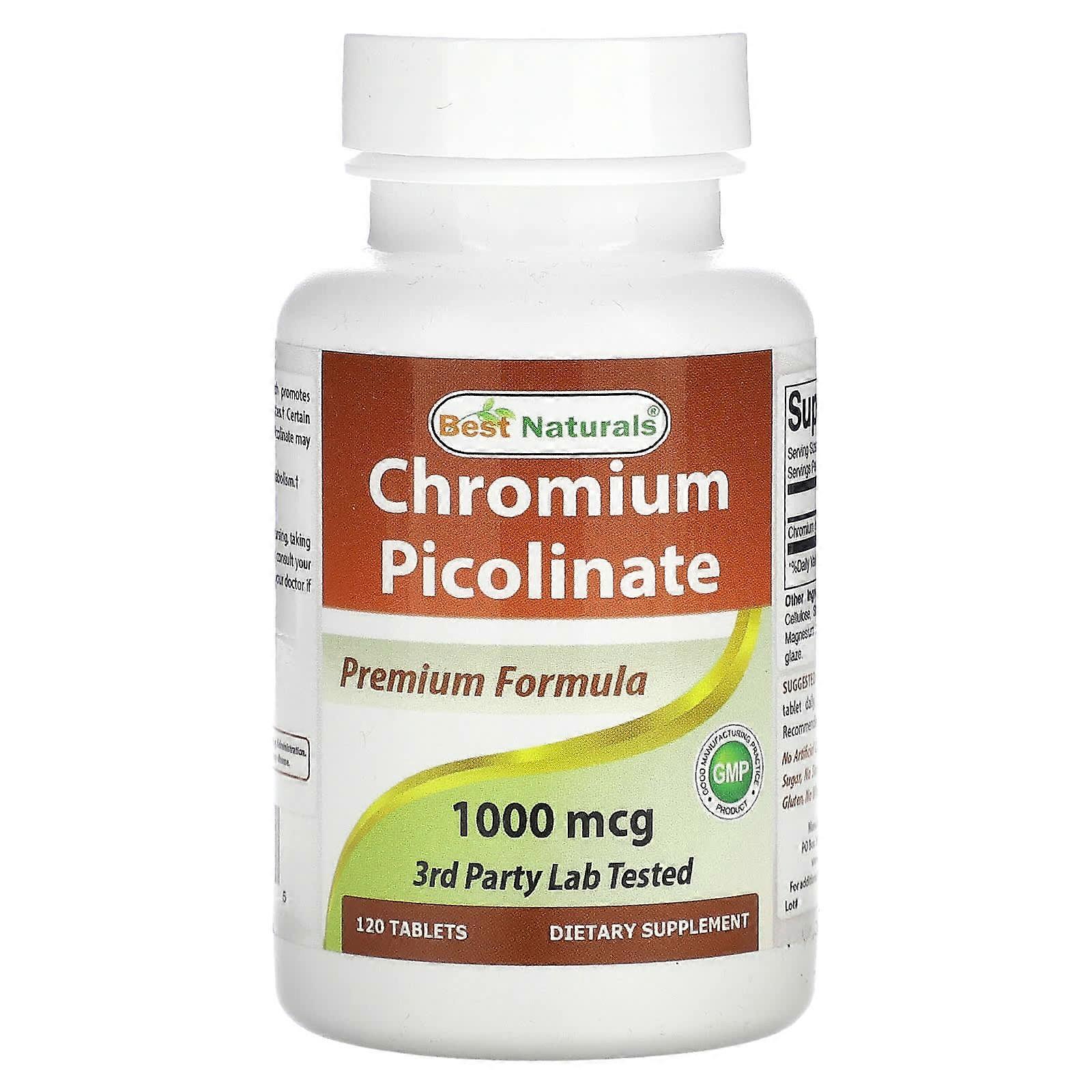 Chromium Picolinate, 1,000 mcg, 120 Tablets