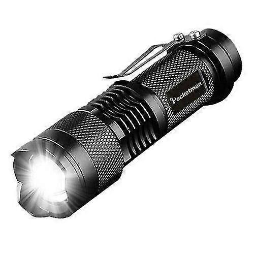 8000lm Q5 Led Flashlight Mini Zoomable Bright Torch Potable Light For Hiking
