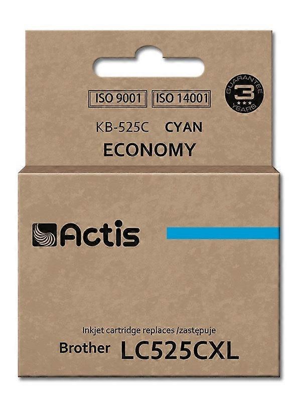 Actis Kb-525c Ink (replacement For Brother Lc525c; Standard; 15 Ml; Cyan)