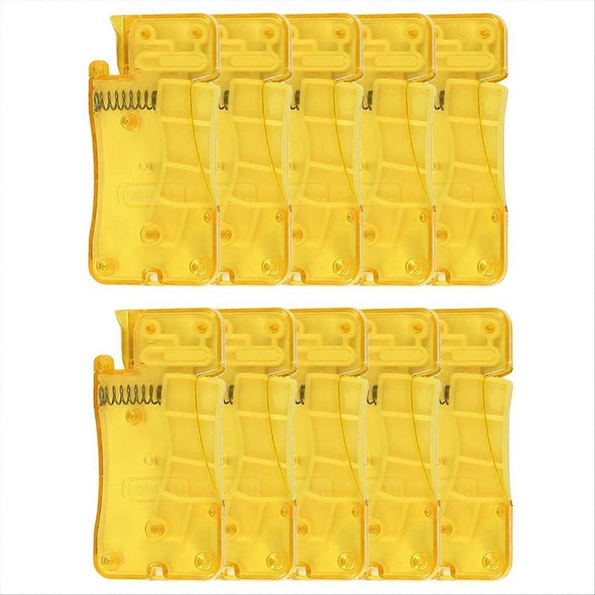 Auto Needle Threader for Hand Sewing, yellow 10pcs