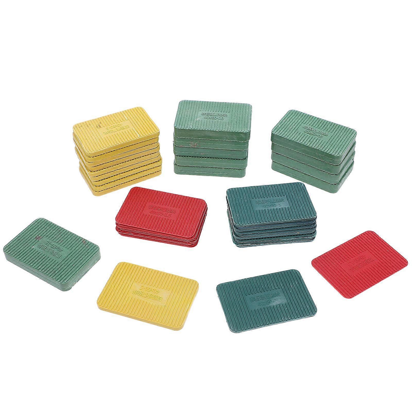 40 Pcs Plastic Shims: Door Window Support Shims - Flat Leveling Blocks - Glazing Frame Spacer Heavy Load Bearing for Glass Installation
