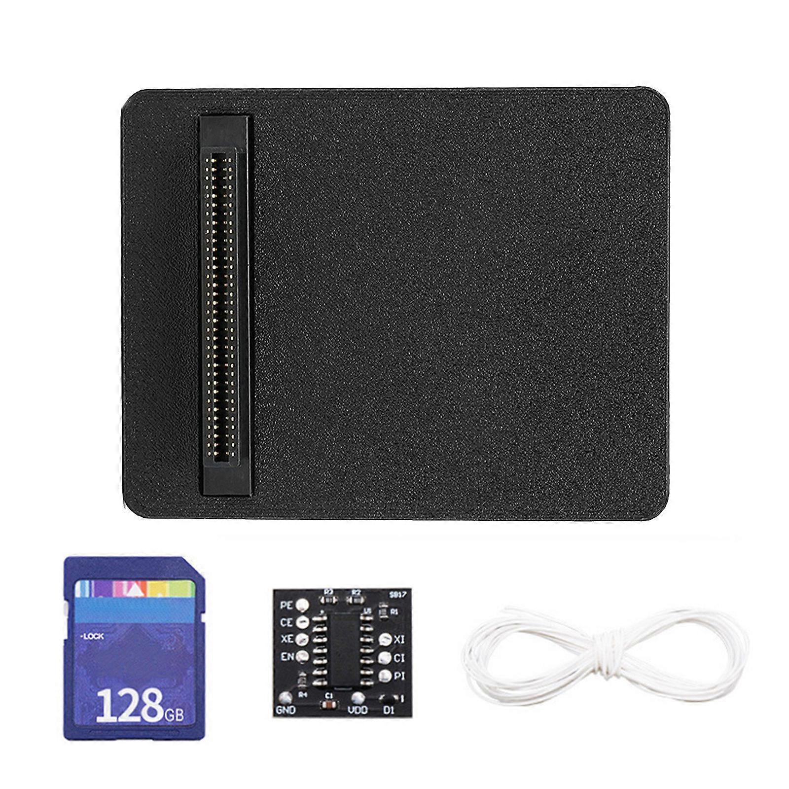 Optical Drive Emulators Kit Gaming Accessories Optical Drive Emulators with Memory Card for Game Console 3D Printed Case Multicolor