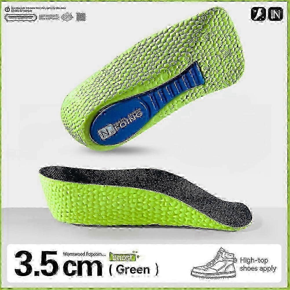 Orthopedic insoles for height boost and arch support in shoes