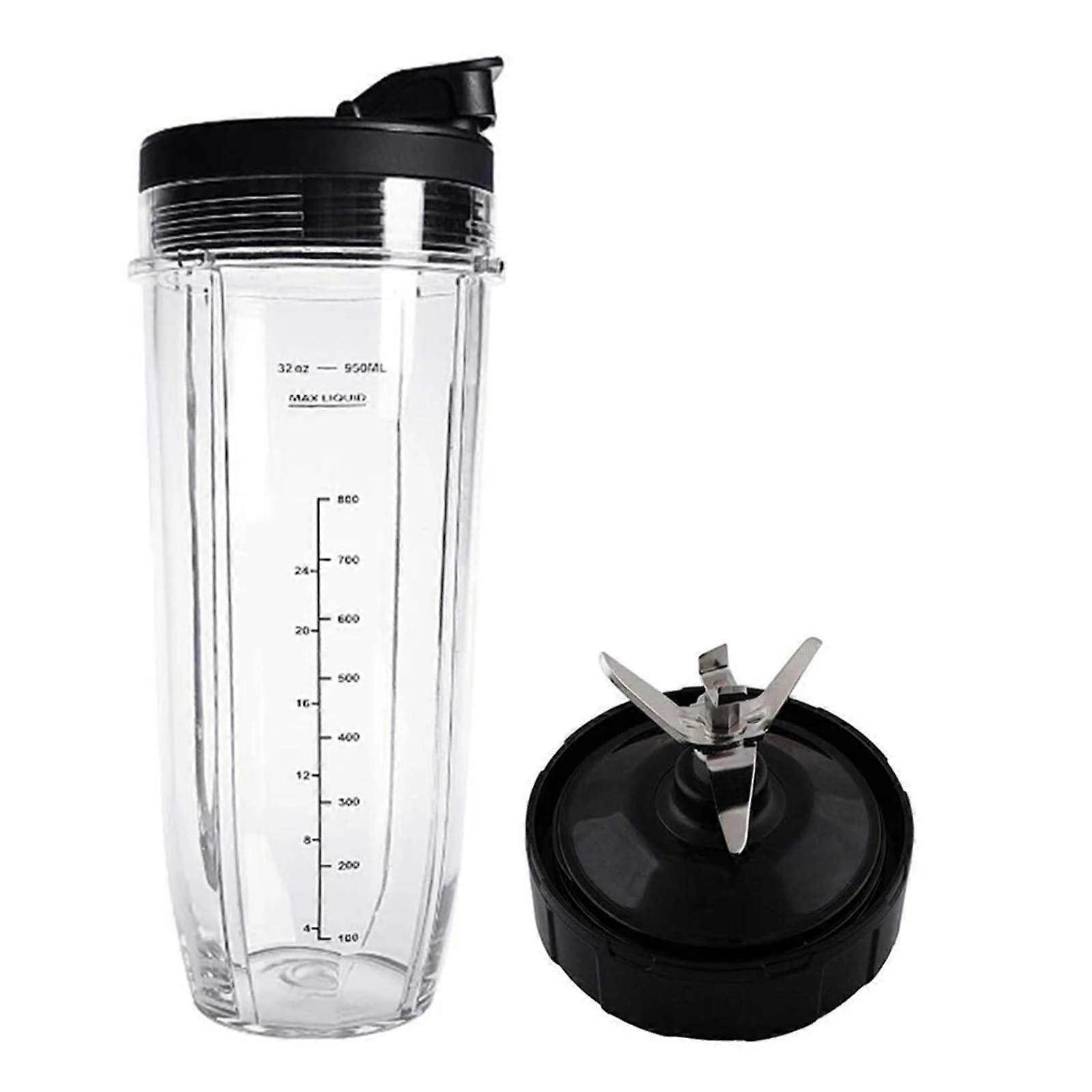Lid and 32OZ Cup and 7 Fins Blade for Auto IQ 1000W BL482LITE Replacement Parts 1 Set