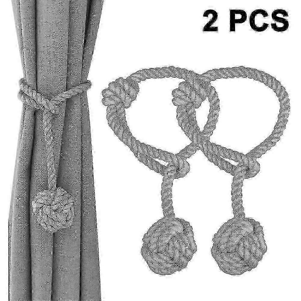 1 Pair Knitting Cord Curtain Rope Hold