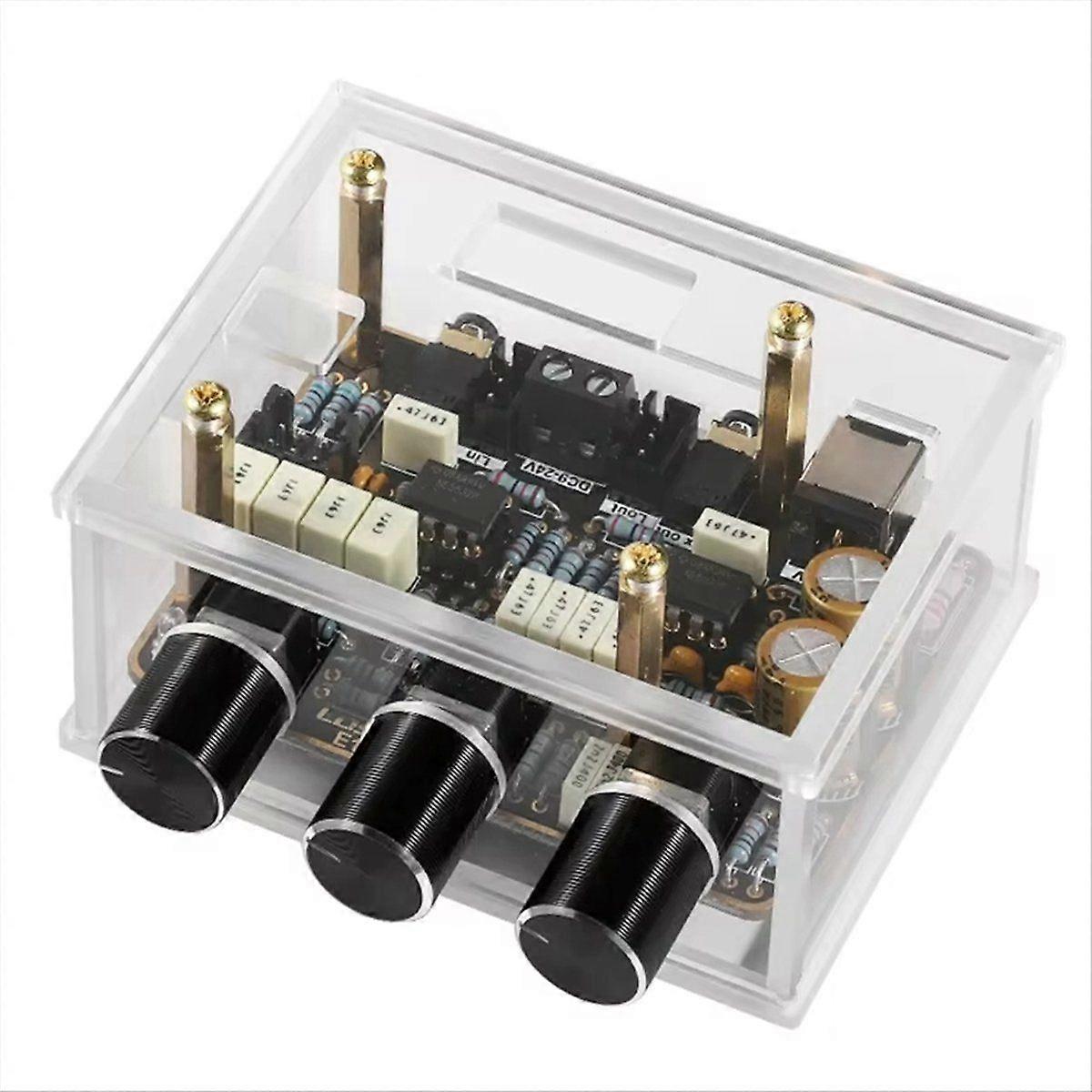 NE5532 Mini Preamlifier Tone Board Active Filter Amplifier Preamp with Adjustment Volume Control fo