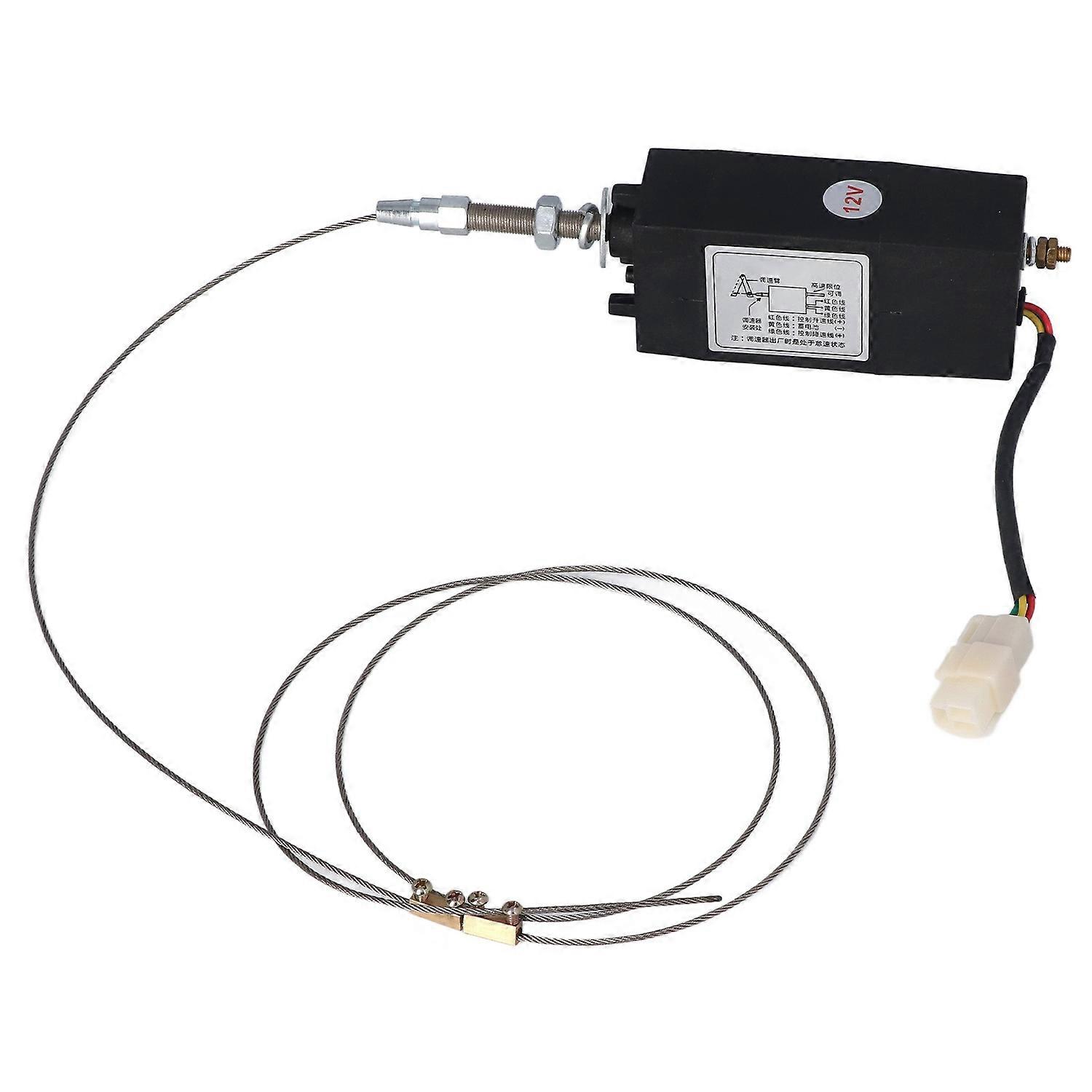 Diesel Engine Shutdown Solenoid Valve Generator Set Electric Throttle Switch Speed Controller DC12V