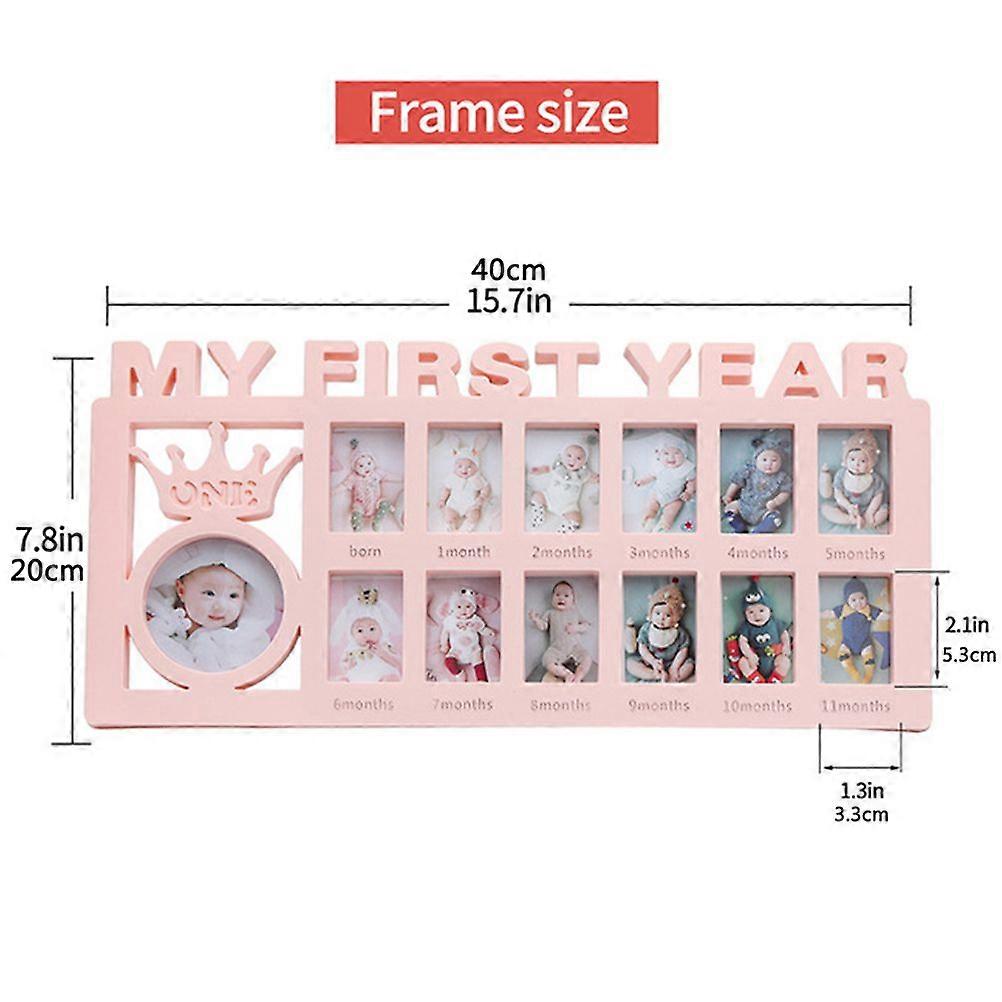My First Year Picture Frames Memories Photo Frame  DIY Keepsake Picture Frames Gift for New Mums and DadsSH
