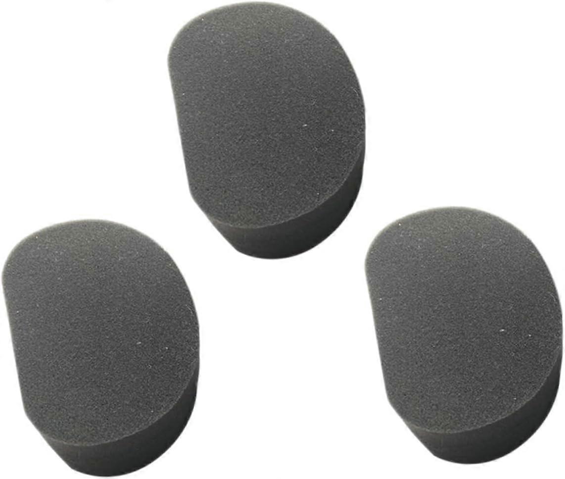 3-pack sponge brush for cleaning wheels (without handle)