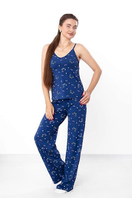 Printed Strap Top with Relaxed Fit Trousers, Summer,  HC 8447-043