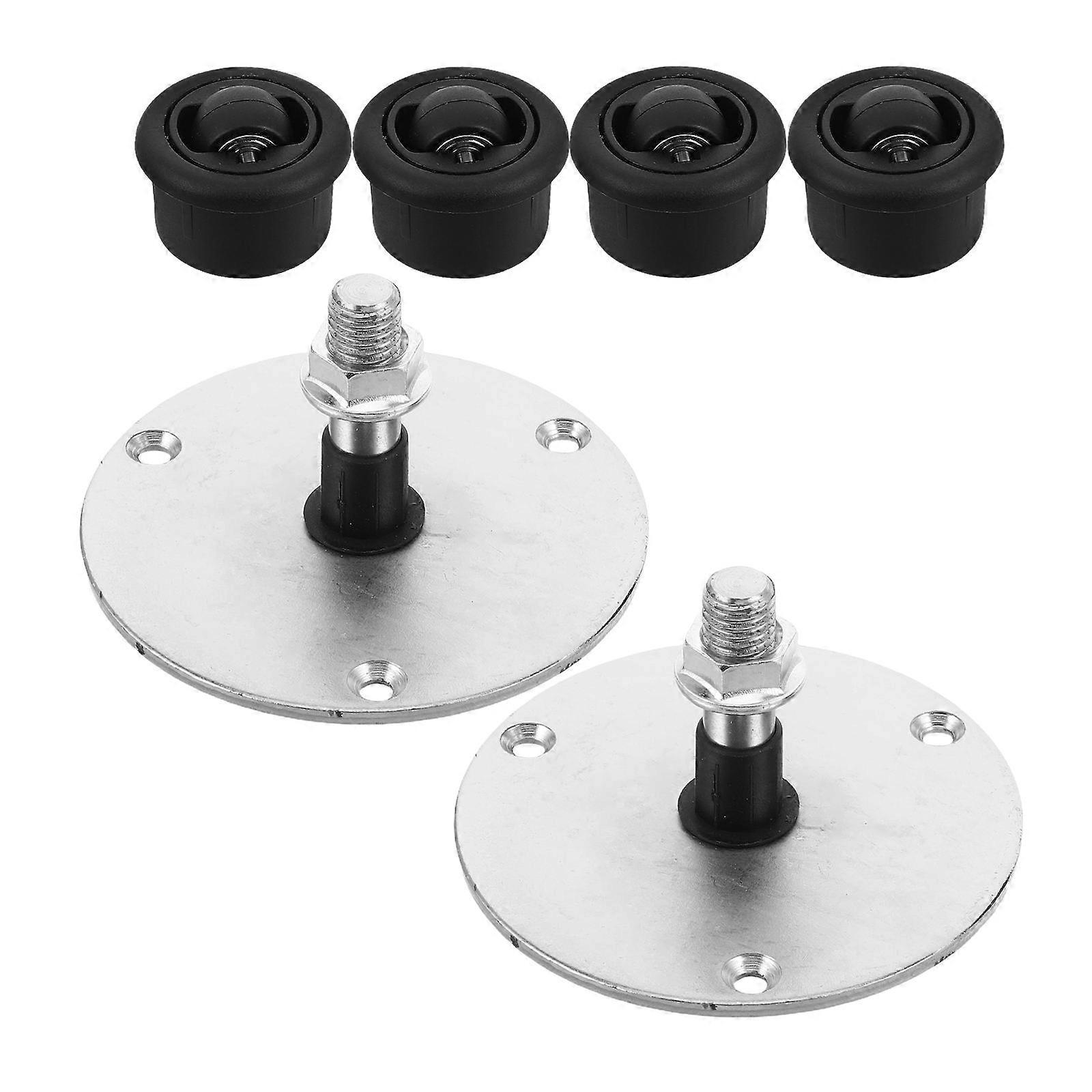 Smooth-Gliding Rotating Shoe Rack Fittings for Rotating Rack 2Sets Accessories
