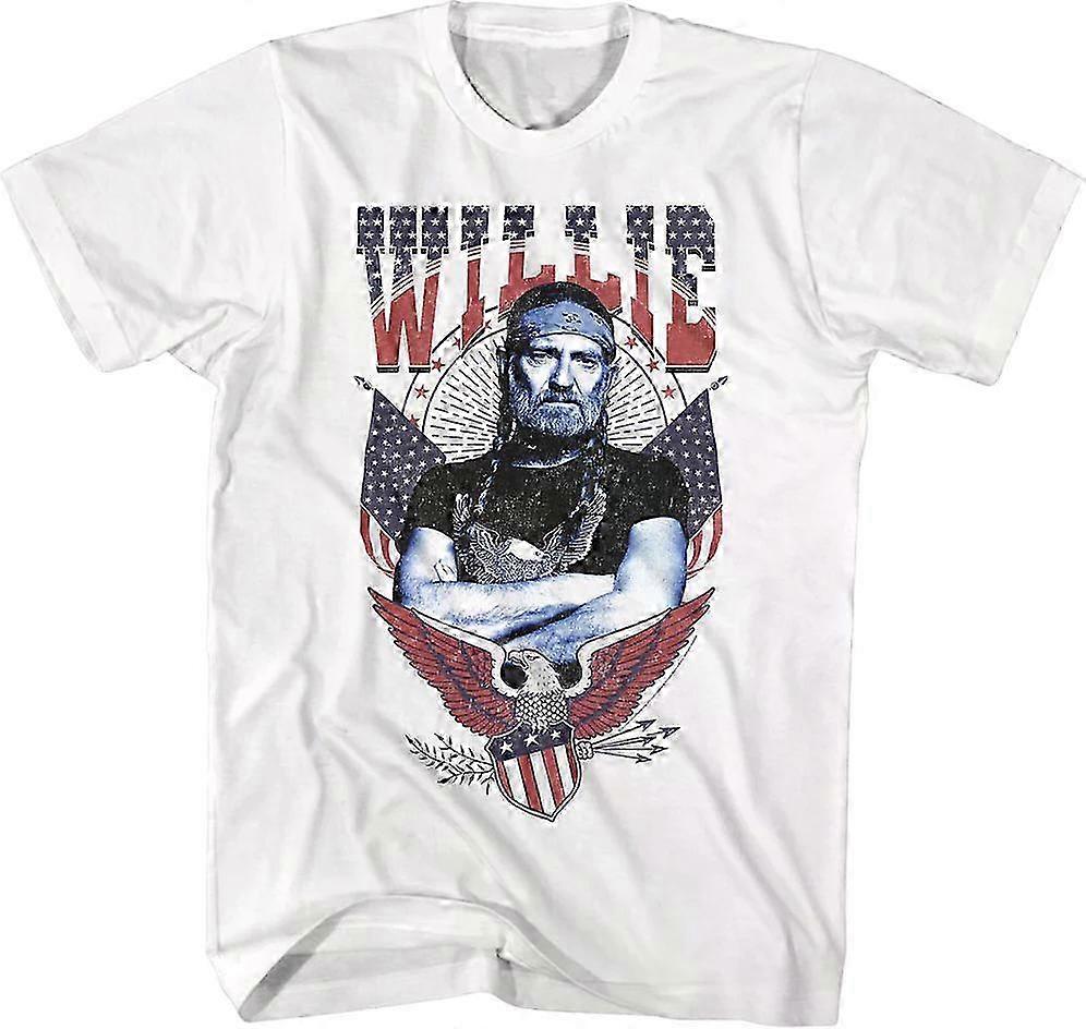 Americana Eagle Willie Nelson T-shirt Rockinstone