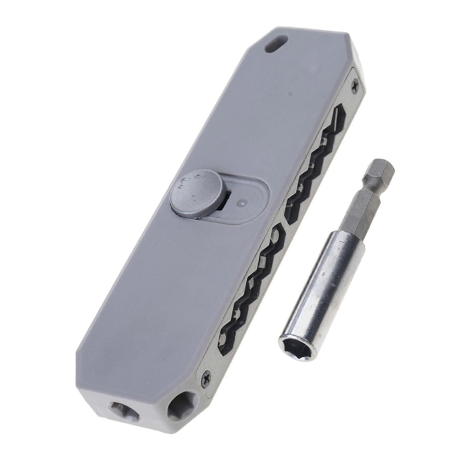 Carry Screwdriver Set Developed With Constructed In Storage Slot For Easy Portability And Strong Metal Durability  Silver