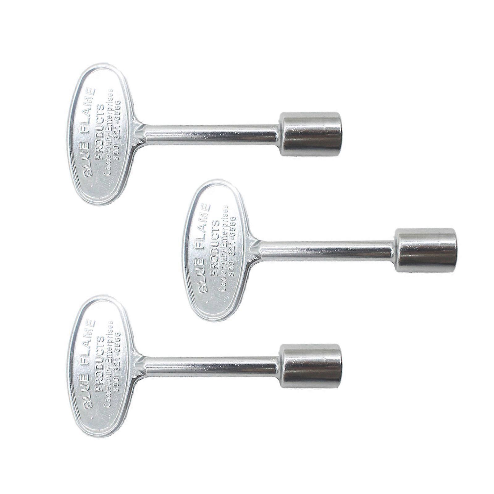 3PCS Gas Valves Key Tool Wrench Universals Gas Fire Pit Fireplaces Key Replacement Fireplaces Accessories Enduring Multicolor