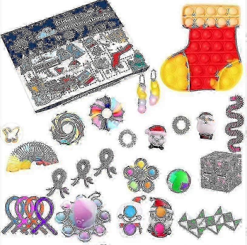 Adventní kalendář s dárky pro děti s Fidget překvapeními