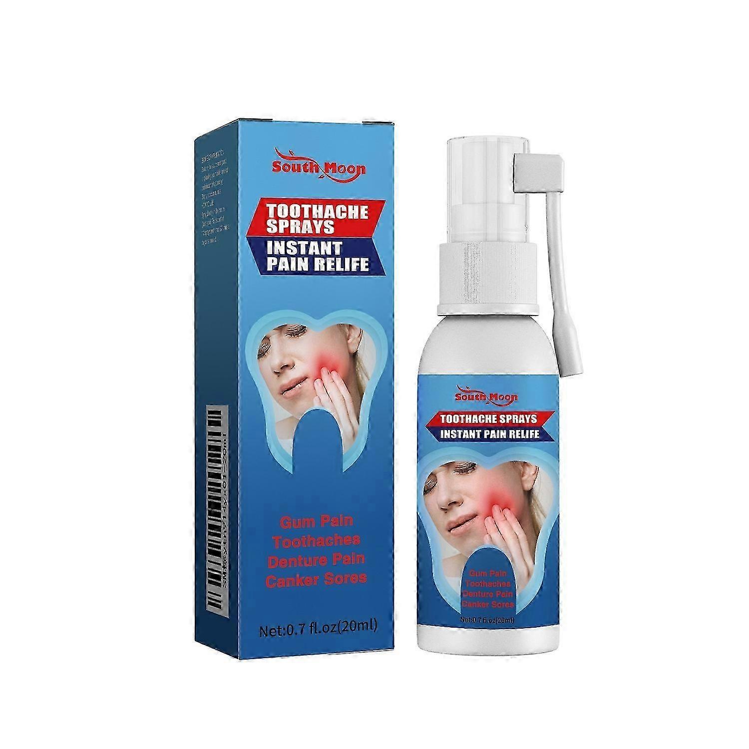 1-3x Toothache Spray for swollen gums, toothache, and tooth decay