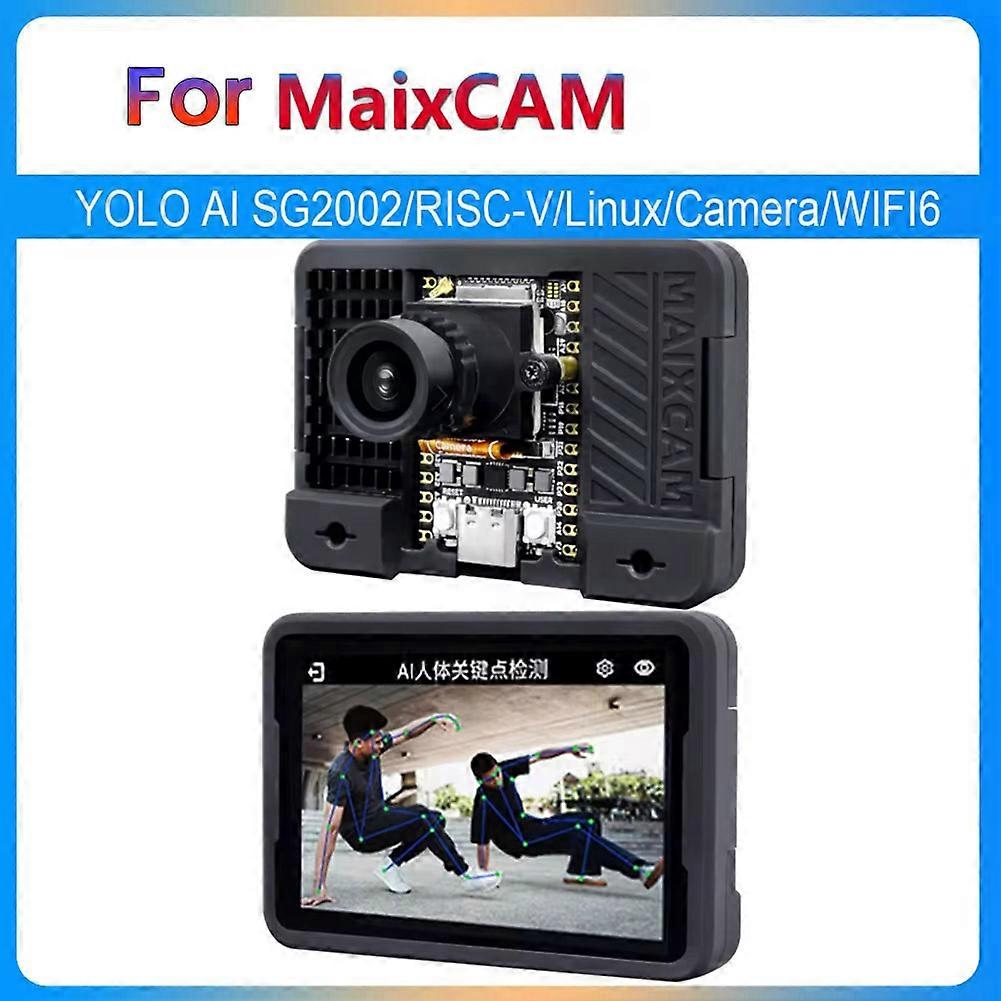 Per Sipeed MaixCAM Scheda di sviluppo RISC V AI Kit WIFI6 Linux 4MP Cam 2.3 pollici Touch Screen Supporto 1 TOP NPU Python / C ++