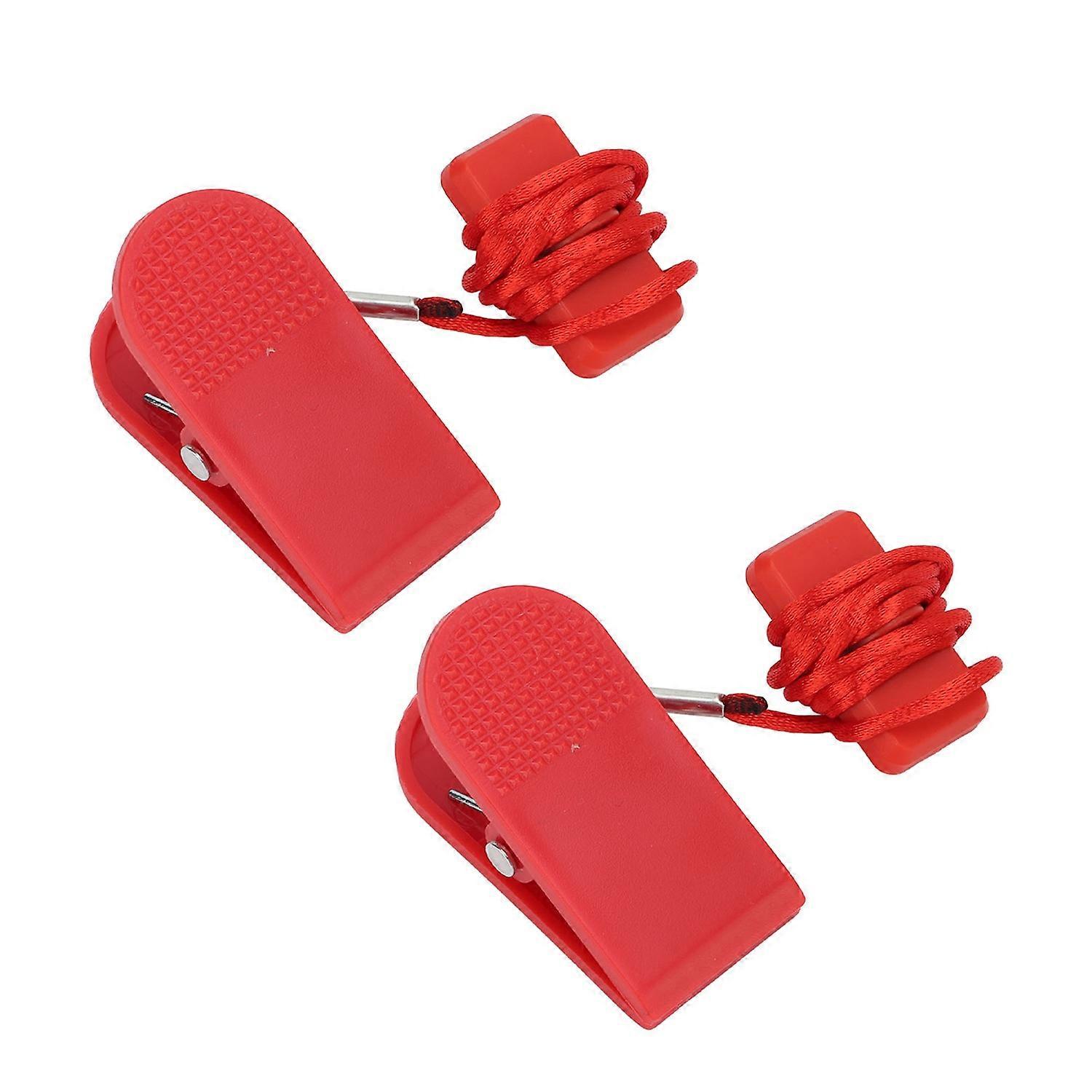 2pcs Running Machine Safety Key Treadmill Magnetic Security Switch Fitness Replacement 20x35mm/0.8x1