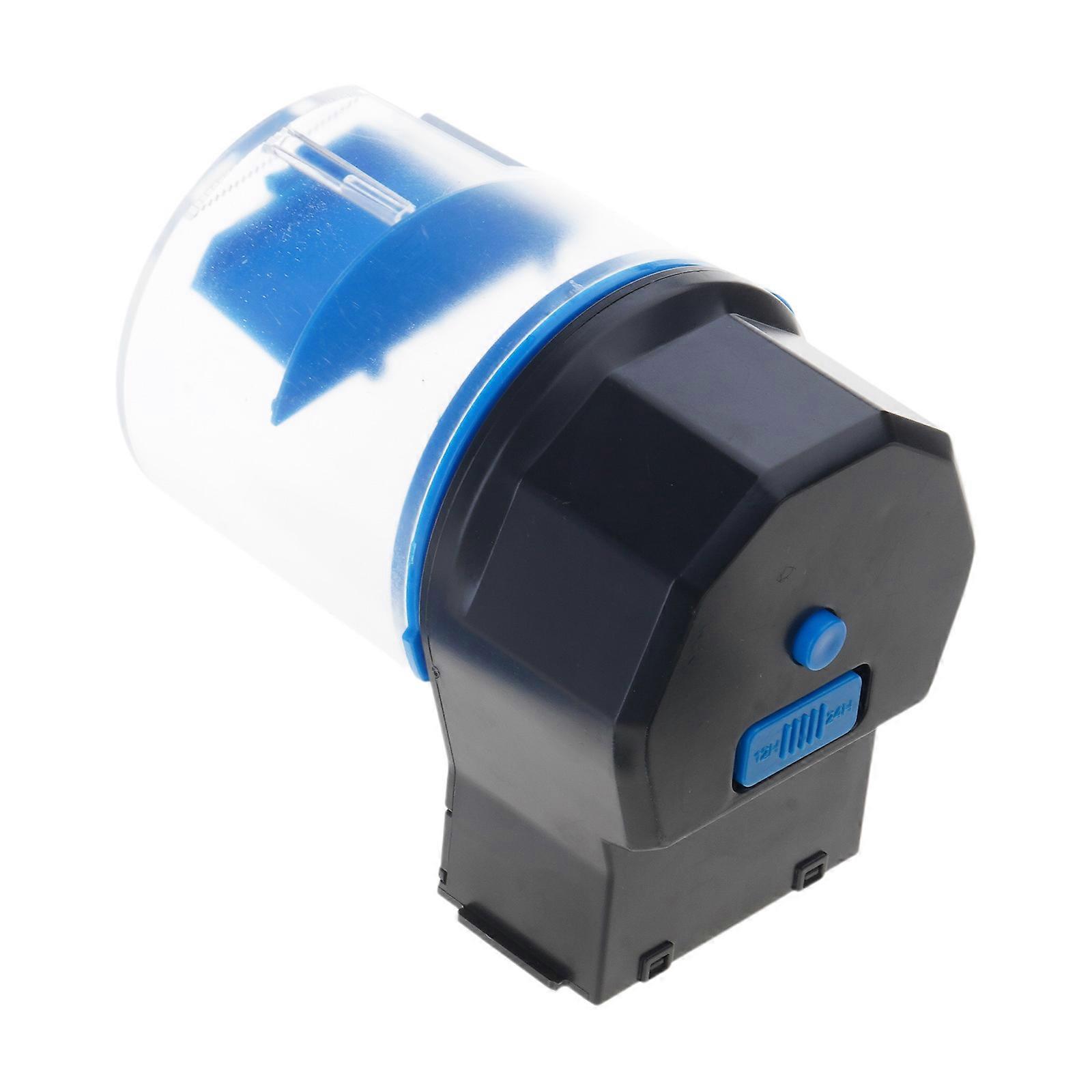 Convenient Aquariums Feeder With Intelligent Food Control For Fish Home and Office Use Fish Shrimp Food Container Multicolor