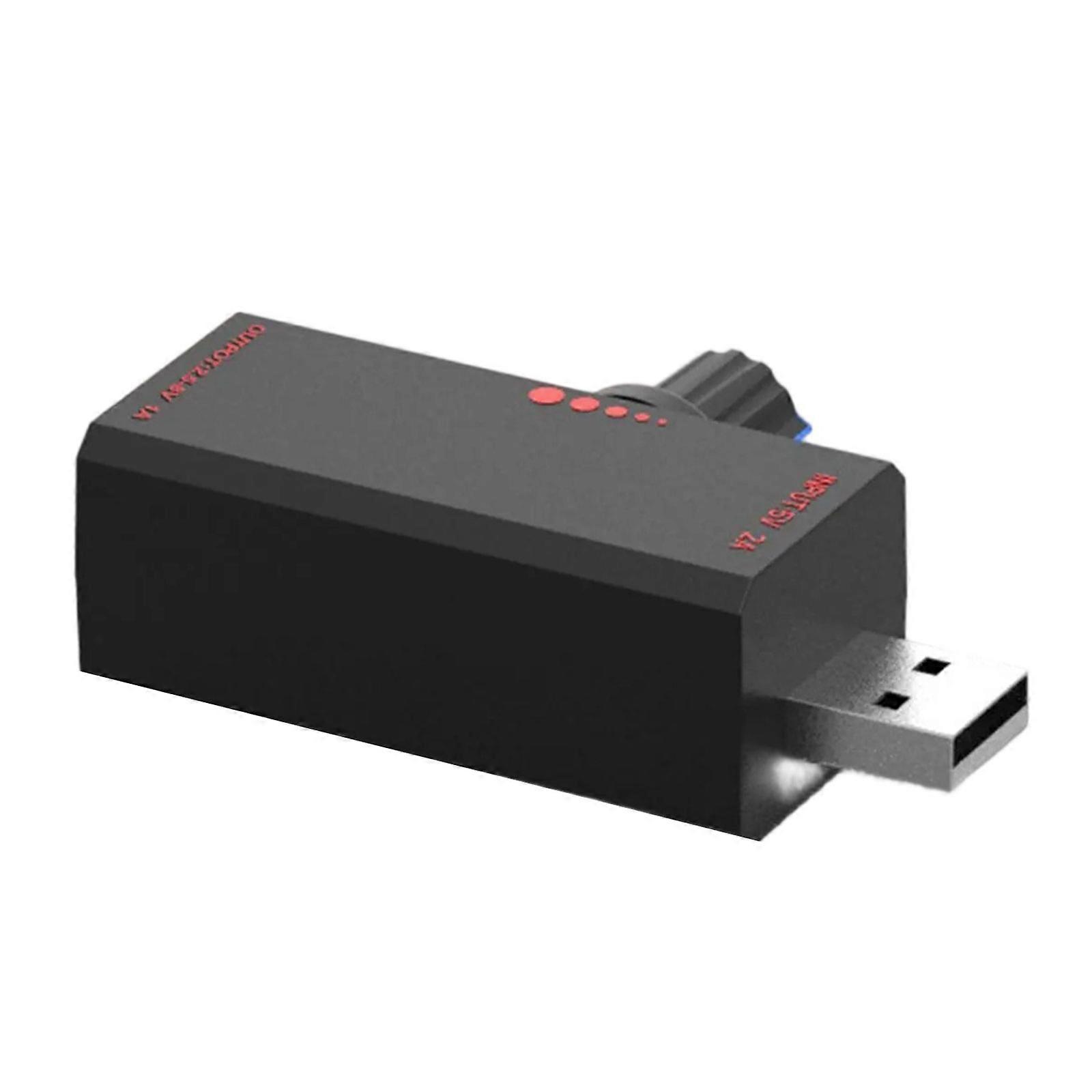 USB Fan Speed Controller Stepless Adjustment for Desktop and Laptop Fan Bird Bathtub Water Flower Controller Device Multicolor