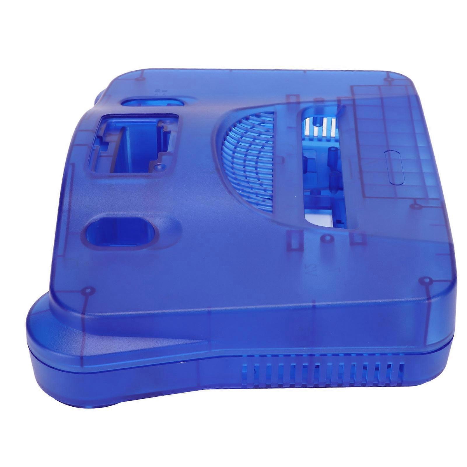 Retro Video Game Console Case Translucent Blue Replacement Protective Shell for N64 Retro Video Game Console