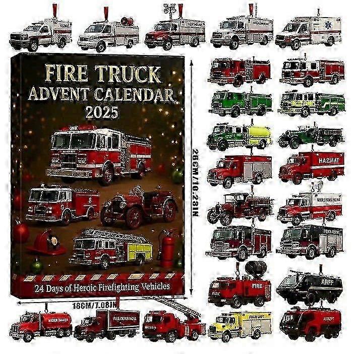 Christmas Advent Calendar 2025 with 24 Days Countdown and Unique Acrylic Ornaments