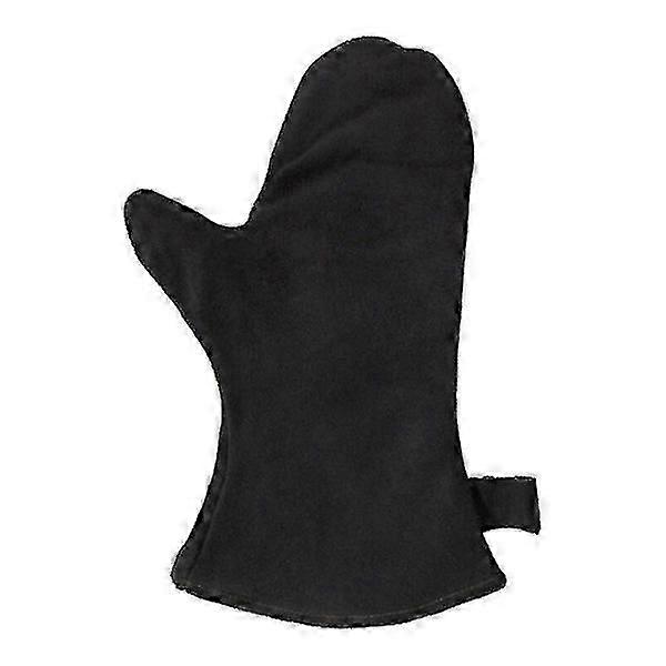 Fireproof Protective Glove for Kitchen, Heat-Resistant Leather Oven Mitt