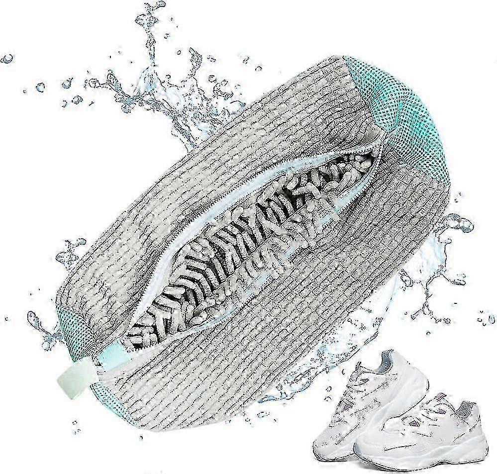 Shoe Washing Machine Bag Adjustable Mesh Pouch for Reusable Laundry Cleaning