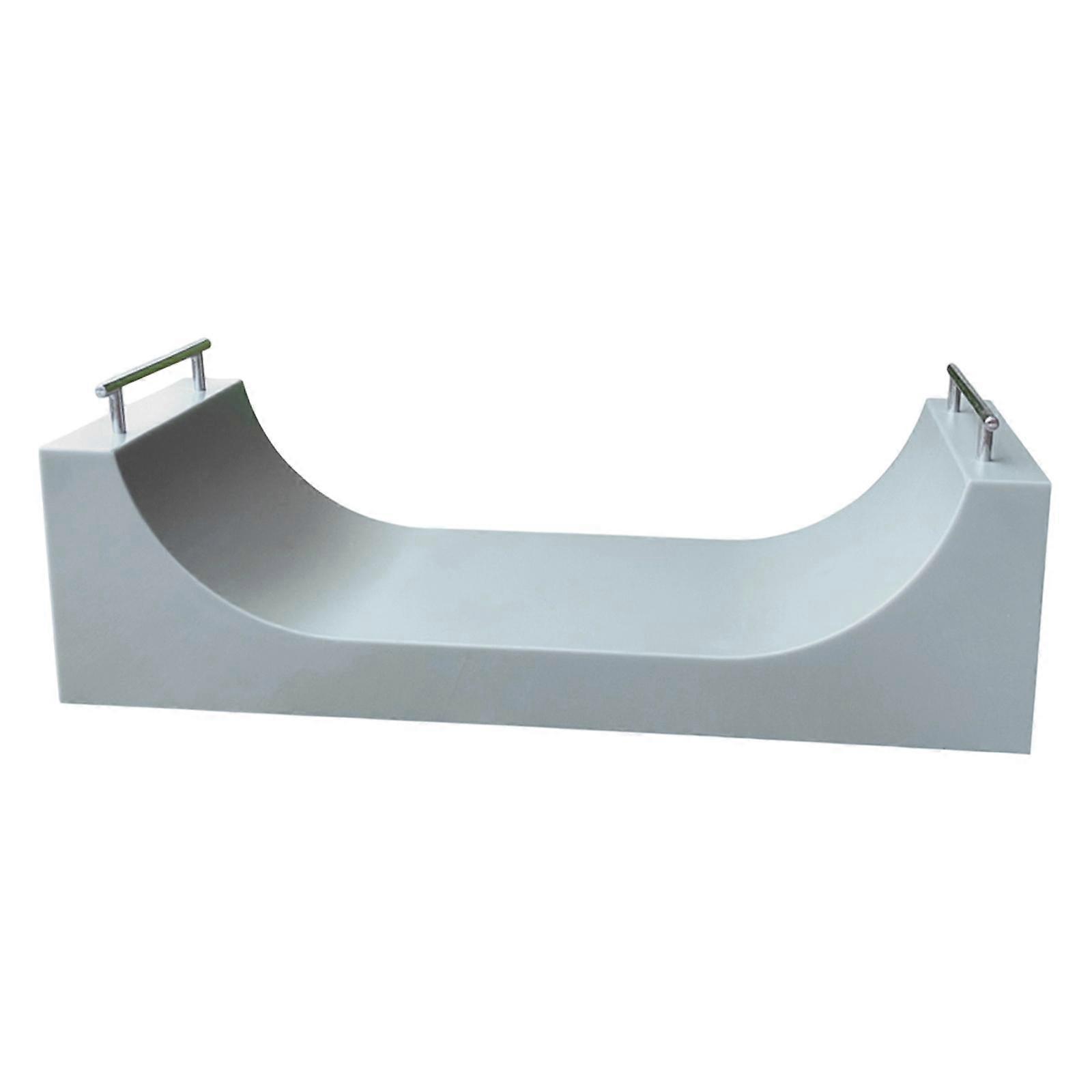 Skateboard Park Ramp Sturdy Gray Interactive Skate Game Versatile Skill